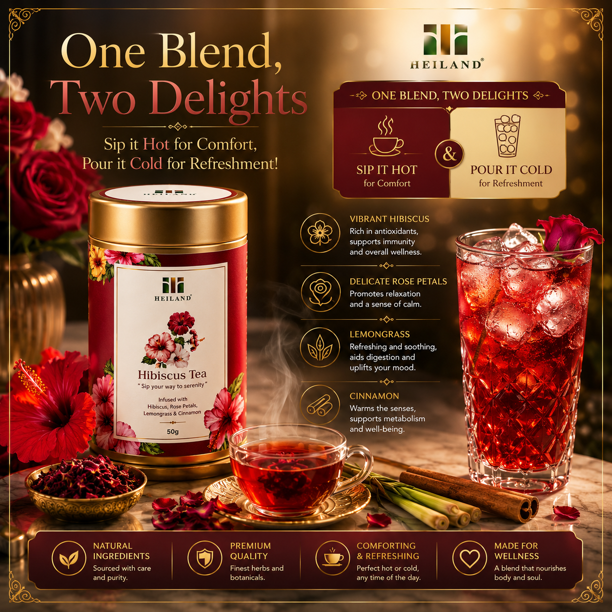 Hibiscus Tea 50g